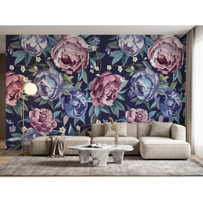 Wall Mural, 125"W x 125"H, Pre-Pasted Paper