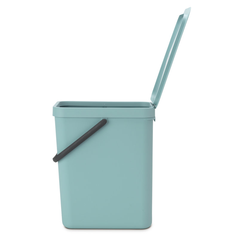 Brabantia Sort & Go 40 Litre Rubbish Bin, 25 L, Soft Beige