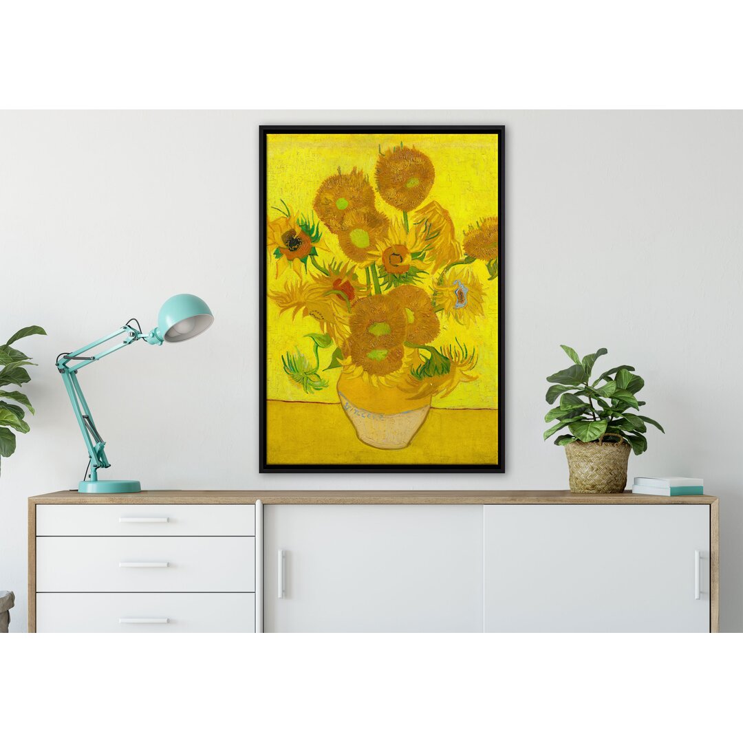 Gerahmtes Leinwandbild Sunflowers II von Vincent Van Gogh