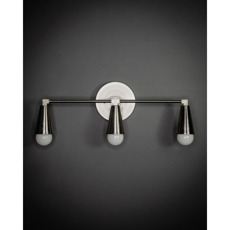 Claraliz Solid Brass Wallchiere, Brushed Nickel