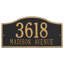 Rolling Hills 2-Line Wall Address Plaque-208618556-208618496