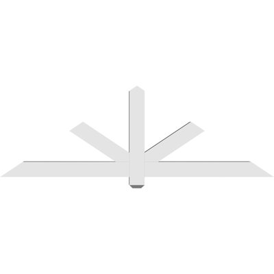 Support de pignon en PVC de qualité architecturale Kennewick