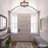 Chevron 4 Light Semi Flush Mount-74777698