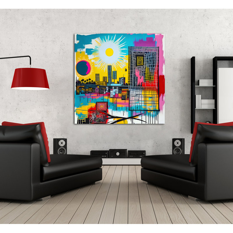 The Sun Always Rises, 48" H x 48" W
