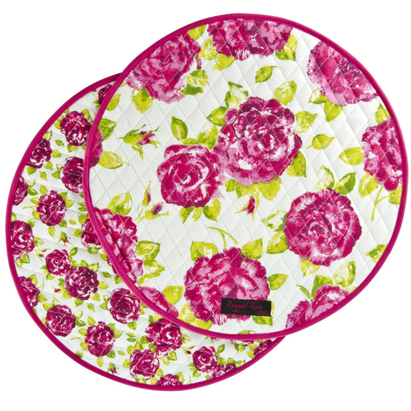 Symple Stuff Mcmullan Floral, White