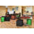 Aurora Curved Vinyl Ottoman-23174394