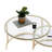 Emmitt Glass Top Nesting Coffee Table-490320556