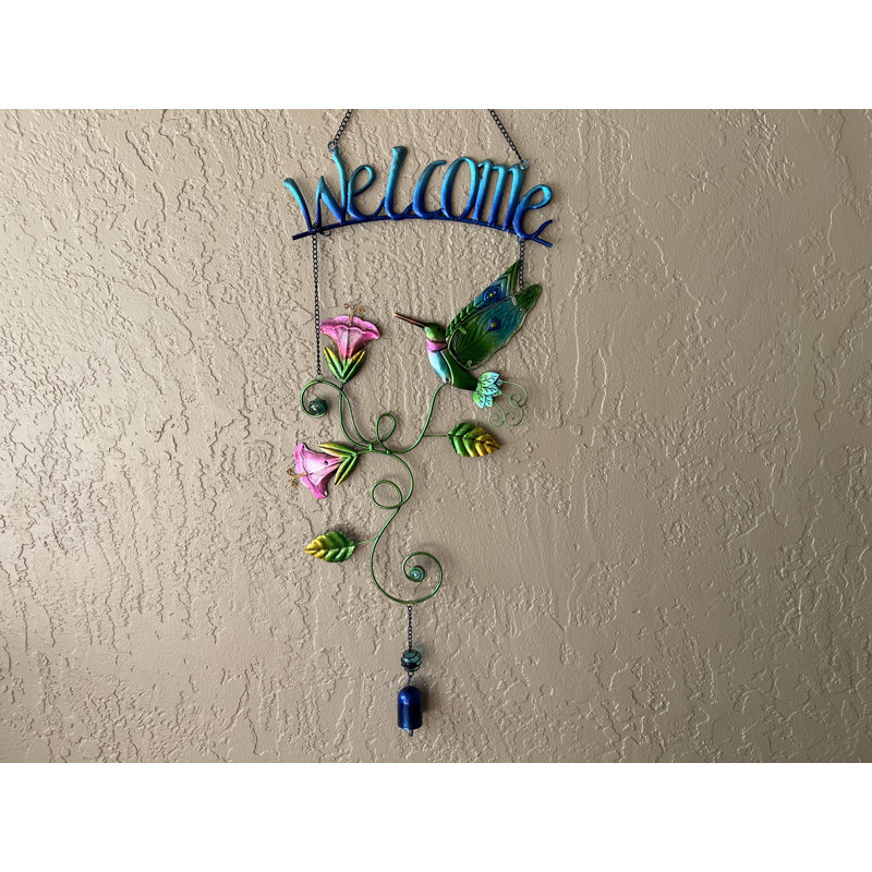 Panneau de bienvenue colibri Haygaser