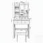 Petit meuble-lavabo moderne avec 3 lumières DEL, luminosité réglable, 3 tiroirs, tablettes ouvertes, support pour sèche-cheveux et prise de courant