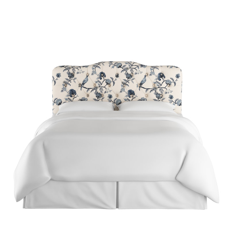 Rodan Upholstered Headboard, California King, Shaana Indigo