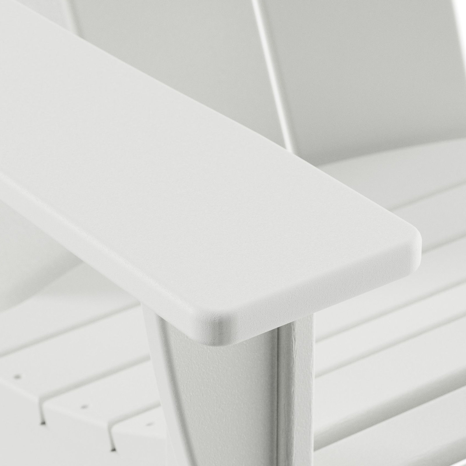 POLYWOOD® Modern Adirondack Chair, White