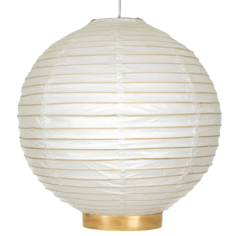 Luminaire sphère suspendu 1 lumières simple Buchanan, H 24 po x l 24 po x p 24 po