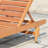 Jewelean Outdoor Wood Chaise Lounge