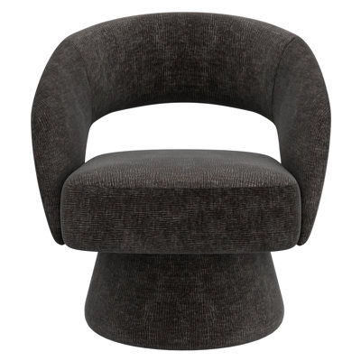 Fauteuil d'appoint en tissu de style moderne