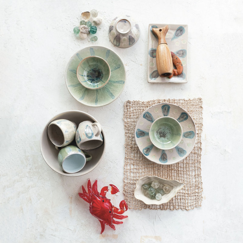 Geometric Stoneware Mug