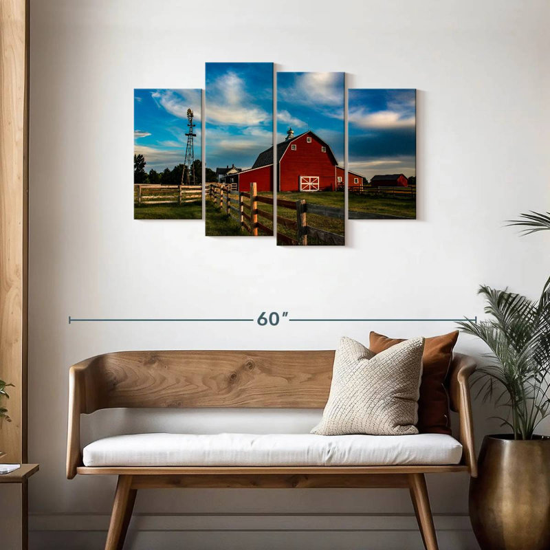Lilie Windmill By The Farmhouse
