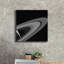  «Saturn-lit Tethys» par la NASA, art mural sur toile, 18 po x 18 po