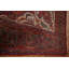 Tapis floral rouge 10 x 13