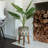 36'' Faux Palm Tree in Cement Planter