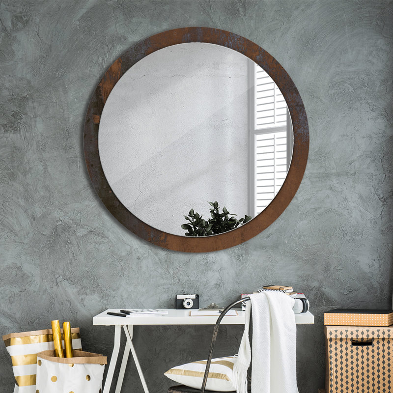 Huldar Glass Flat Wall Mirror
