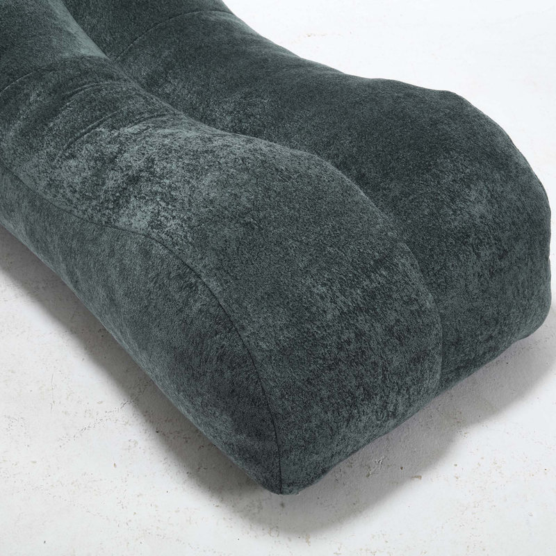 Bean Bag Sofa with high-quality sponge, Light Blue Polyester