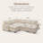 Brunella Corduroy Sleeper Sectional-1503454833