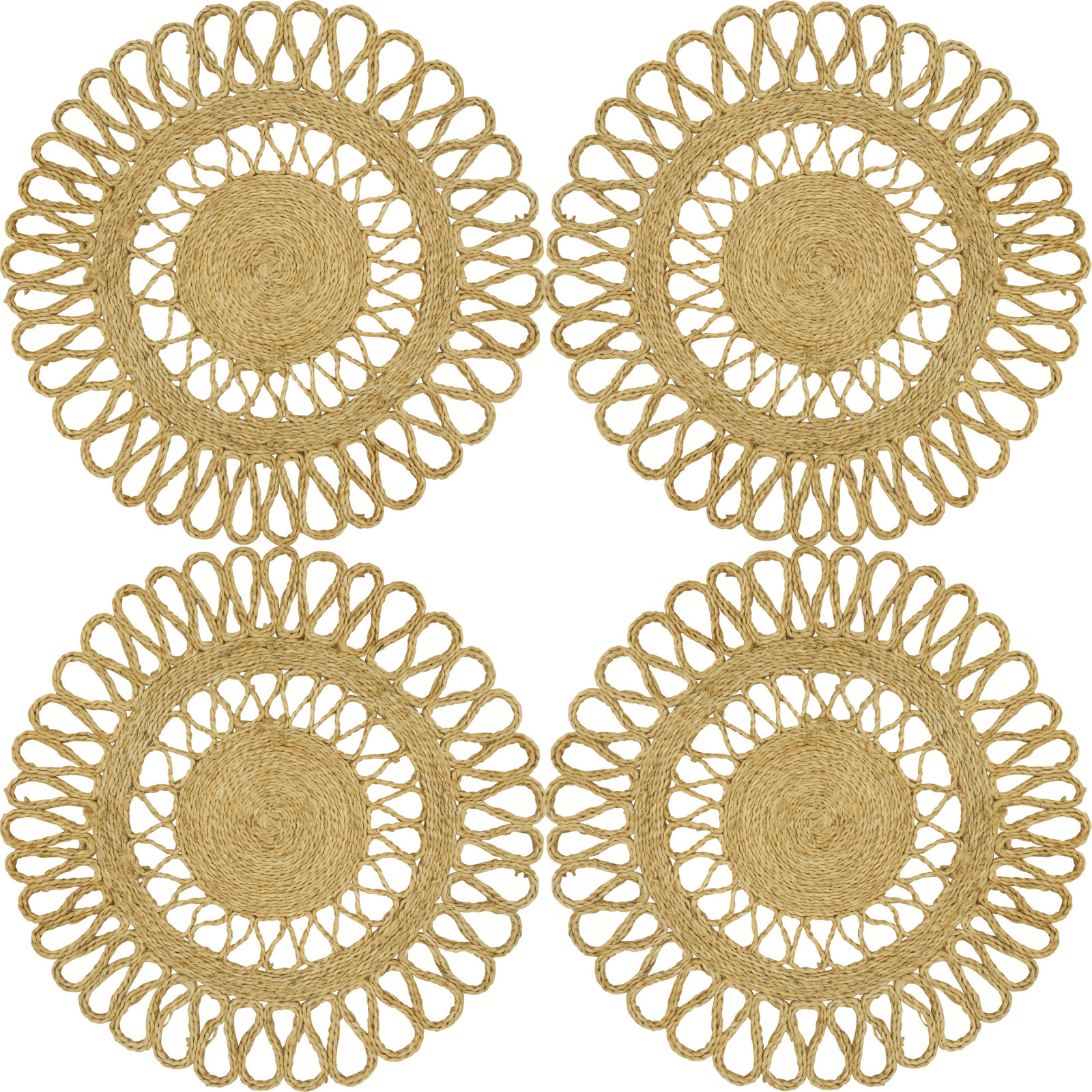 Dhaka Jute Round Placemat