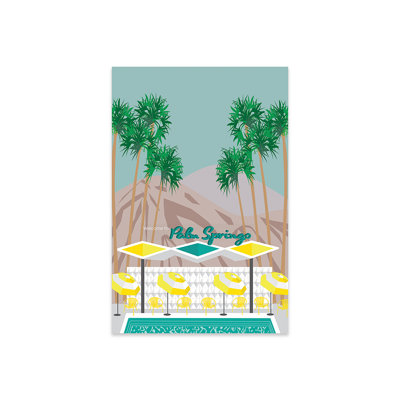 Palm Springs Pool - impression sans cadre