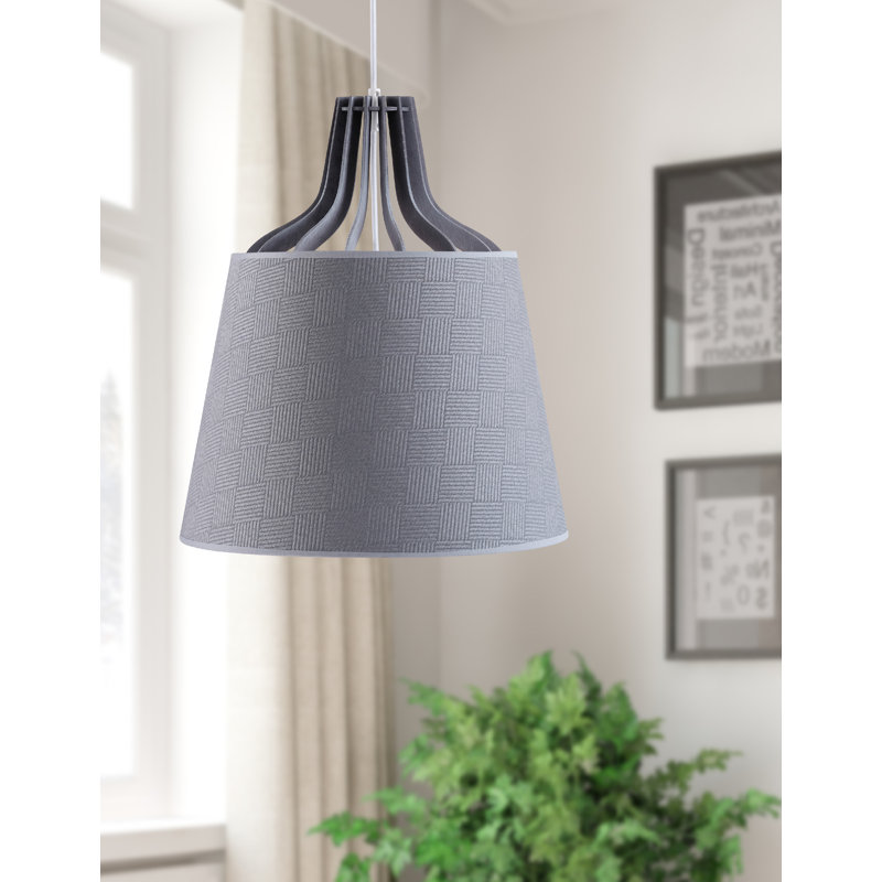 Viveros 1 - Light Black Bell Pendant, Dark Grey