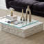 Table basse simple de style rétro extensible