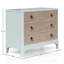 Commode 3 tiroirs avec façades en canne