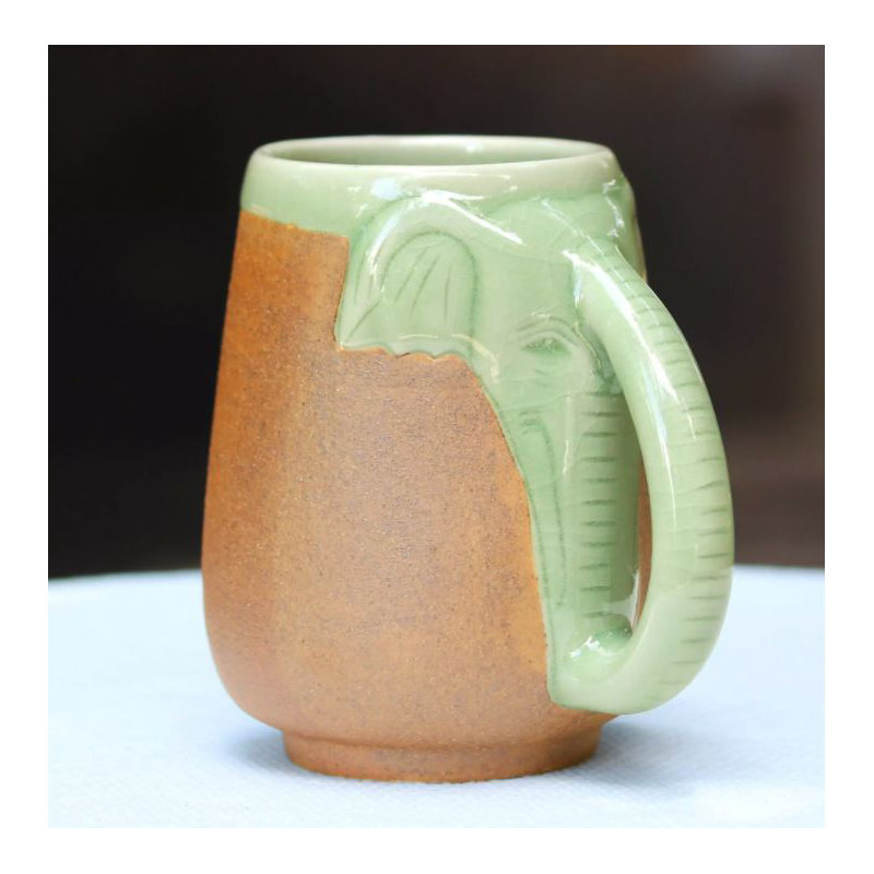 Handmade Ceramic Coffee Mug, Brown