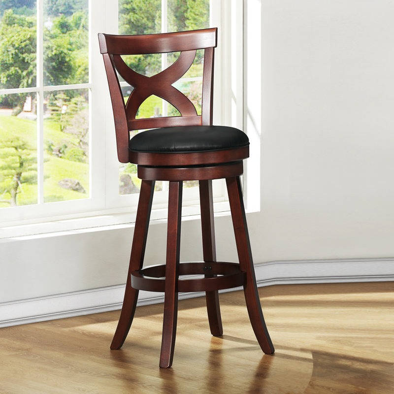 Tabouret de bar et de comptoir pivotant Aislinn, Tabouret de bar (siège d'une hauteur de 29 po)