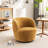 Hadriel Boucle Swivel Barrel Chair-1251603735