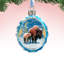 Keepsake 3'' Handmade Glass Photo Ornament
