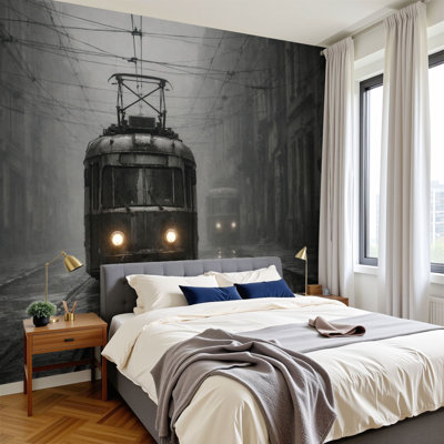 Papier peint adhésif auto-adhésif moderne pour la chambre à coucher Peel and Stick