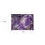 2' X 3' Purple Abstract Washable Non Skid Indoor Outdoor Area Rug