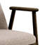 80.5cm H Fabric Upholstered Armchair in Grey