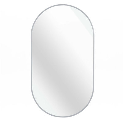 Metal Oval Mirror