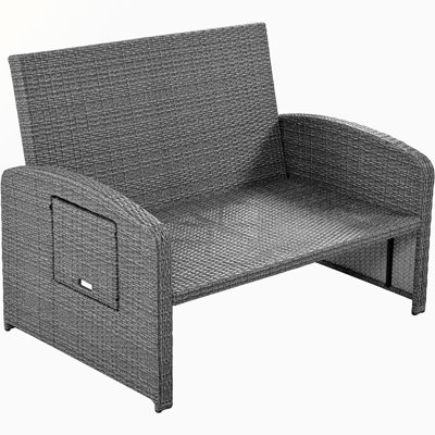 43.3'' Wide Patio Daybed with Cushions