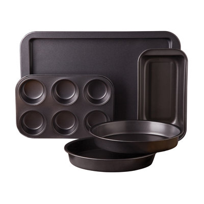 Ensemble de plats de cuisson antiadhésifs en acier au carbone 5 pièces Sunbeam