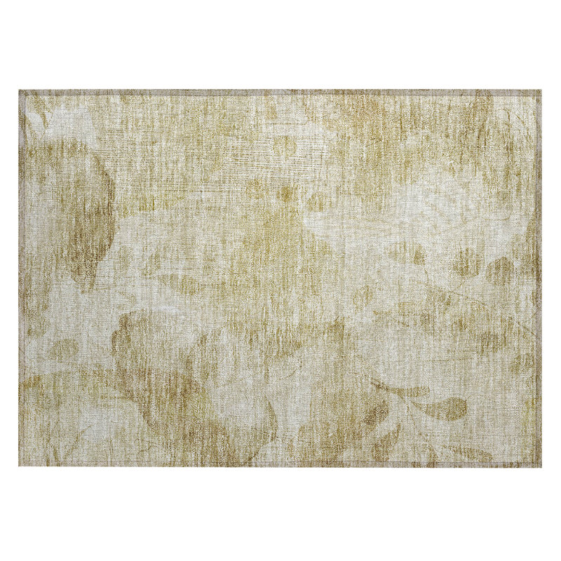 Colier Flatweave Floral Indoor / Outdoor Rug, Rectangle 1'8" x 2'6"