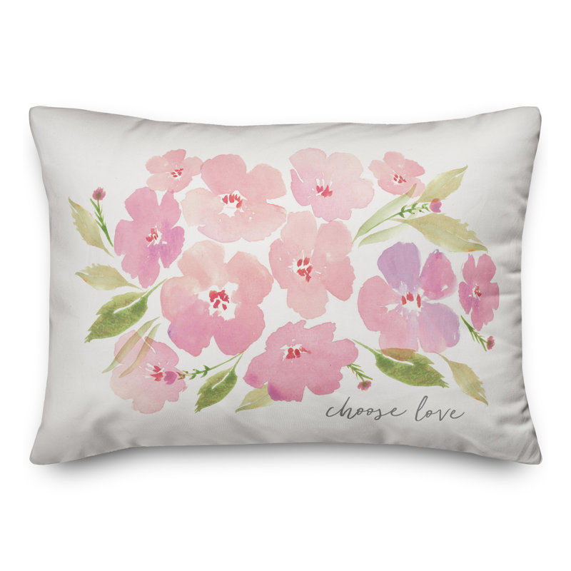 Floral Throw Pillow