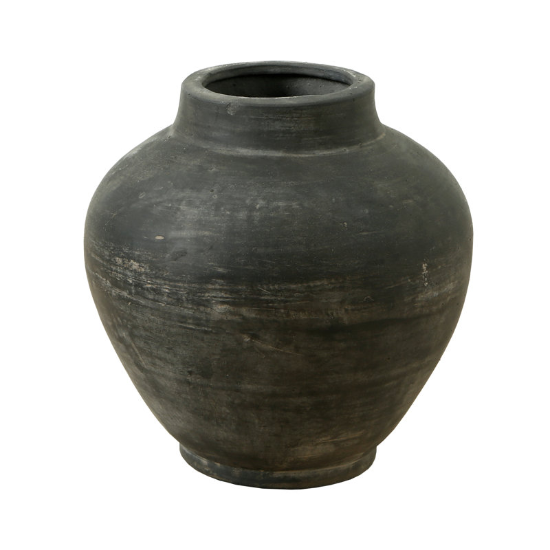 Vase de plancher en céramique 6,69 po intérieur / extérieur Emaria