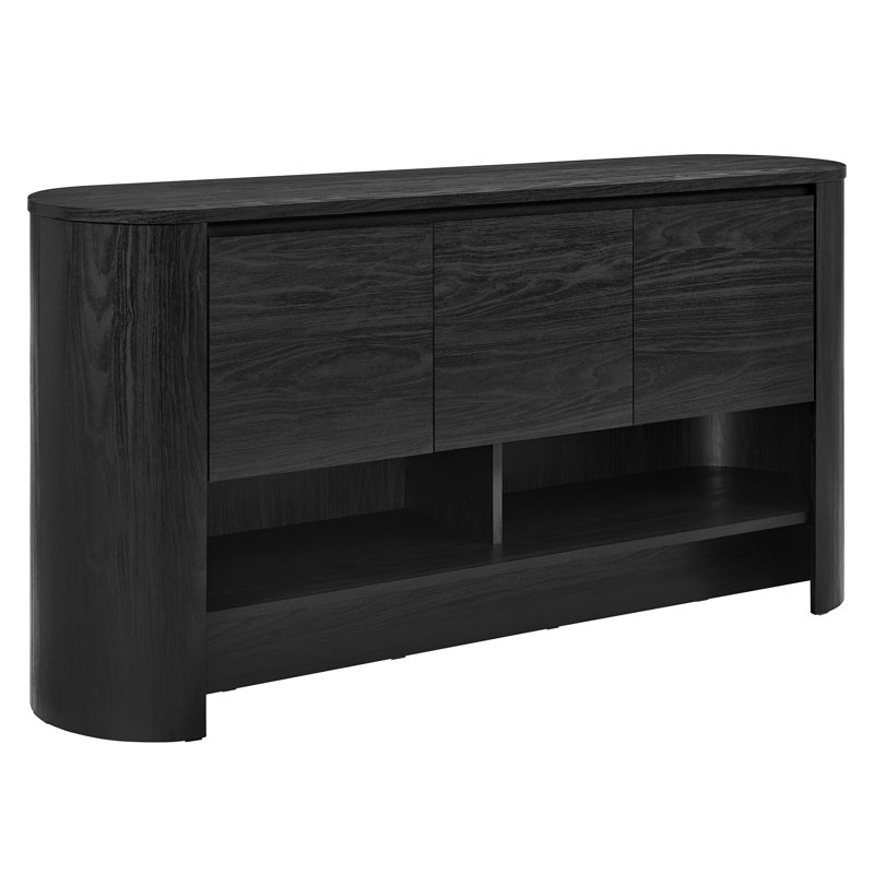 Buffet ovale Duval, Black