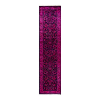 Overyed One-of-a-Kind Runner 2'7" x 10'4" New Age Runner Wool Area Rug