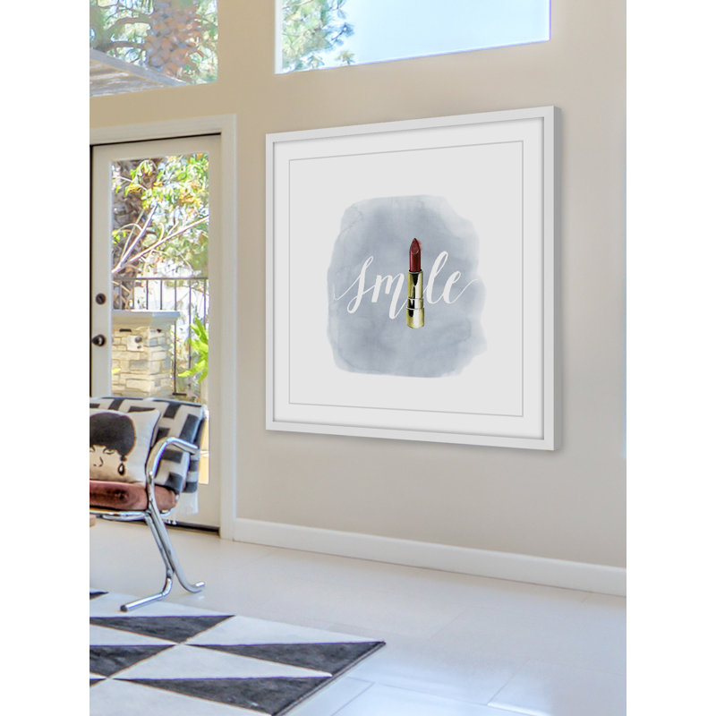 Let's Makeup IV - Single Picture Frame Print, 12" H x 12" W x 1.5" D