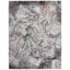 Tapis abstrait gris / orange Leonidha-1843149108