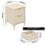 Curtis 2 Drawer Bedside Table-116023856