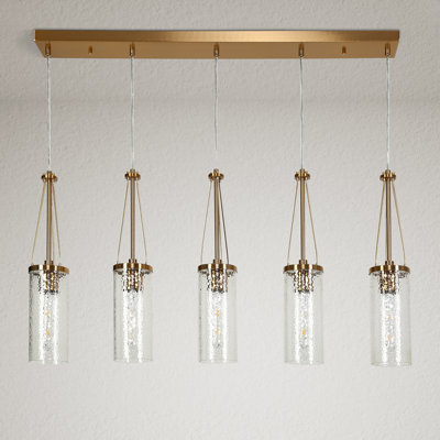Luminaire suspendu 5 lumières Aeronwen